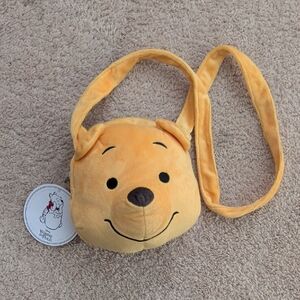 Disney Yellow Winnie the Pooh Face Bag